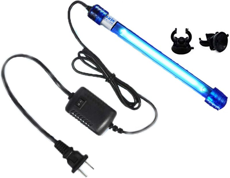 Photo 1 of 5W UVC Aquarium Green Clean Light Algae Clear Fish Tank Water Clean Lamp Submersible for Swim Pools Pond Fish Tank Filter Pump
