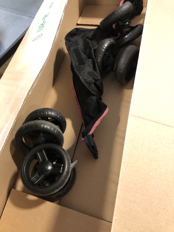 Photo 1 of Summer 3Dmini Convenience Stroller, Pink – Lightweight Infant Stroller with Compact Fold, Multi-Position Recline, Canopy with Pop Out Sun Visor and More – Umbrella Stroller for Travel and More Pink/Black