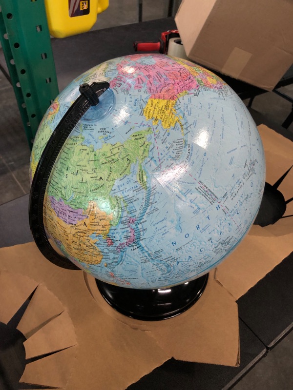 Photo 1 of Globe 12 inch - Blue Ocean Educational Raised Relief Political - 2022 Country Lines