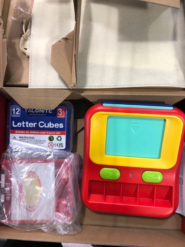 Photo 1 of TALONITE Learning Educational Toys for 2 3 4 5 6 7 8 Year Old Boys Girls, Talking Flash Cards with 158 Sight Words, Matching Letter Game, Autism Sensory Toys, Speech Therapy Toys and Materials