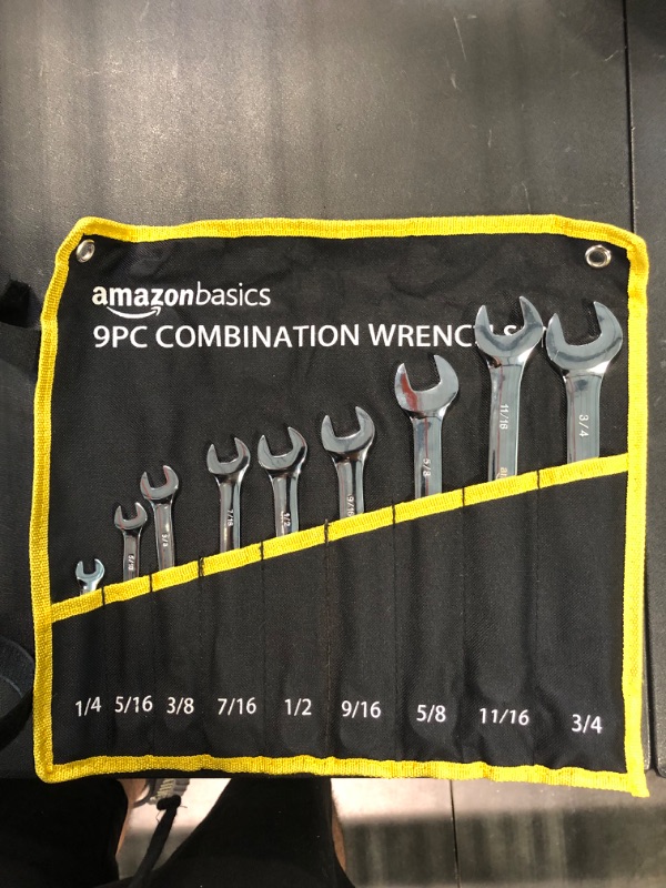 Photo 2 of Basics Combination Wrench Set - SAE, 9-Piece