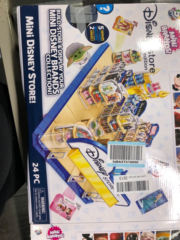 Photo 2 of 5 Surprise Mini Brands Disney Toy Store Playset by Zuru - Disney Toy Store Includes 5 Exclusive Mystery Mini's, Store and Display Mini Collectibles, Toy for Kids, Teens, and Adults
