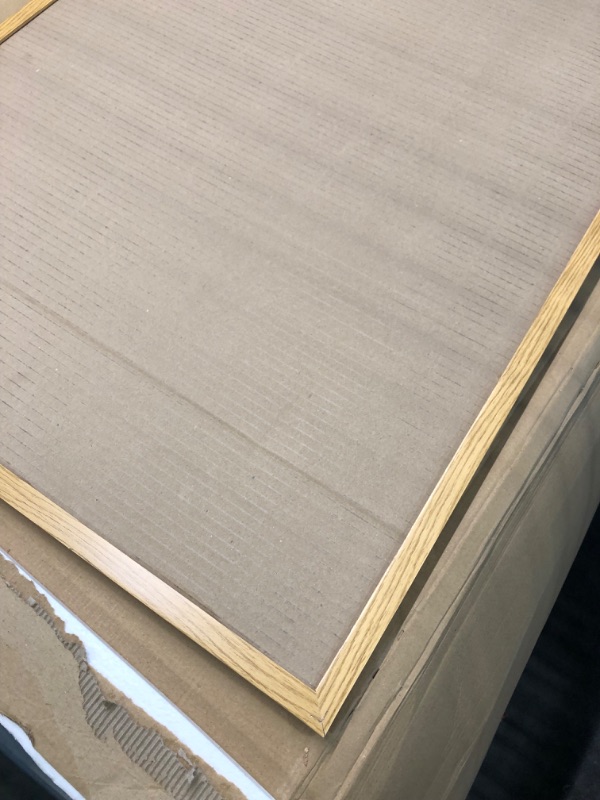 Photo 1 of MasterVision Bulletin Board, Value Cork Bulletin Board/Pin Board, Oak Frame, 24" x 36" (MC070014231-799) 2' x 3'