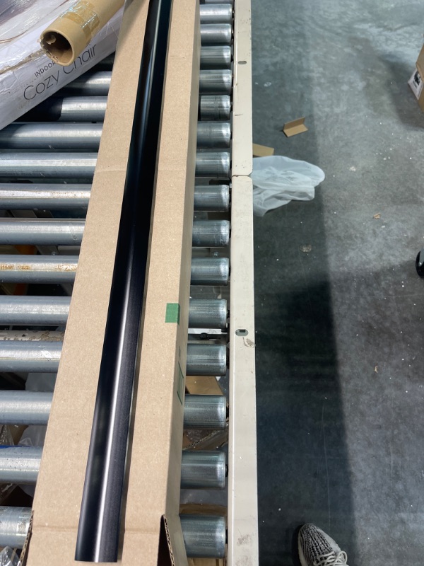 Photo 2 of Aluminum Floor Transition Threshold Strip Matte Black, 36 inch Doorway Edge Trim for Tile Laminate Vinyl Flooring, Kitchen Bedroom Bathroom Doors Reducer Gap Cover, 1 3/4" (43mm) Wide 1 3/4" (43mm) Wide Ramp-Molding