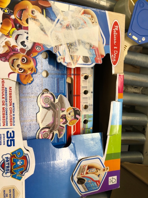 Photo 4 of Melissa & Doug PAW Patrol Match & Build Mission Cruiser - FSC-Certified Materials