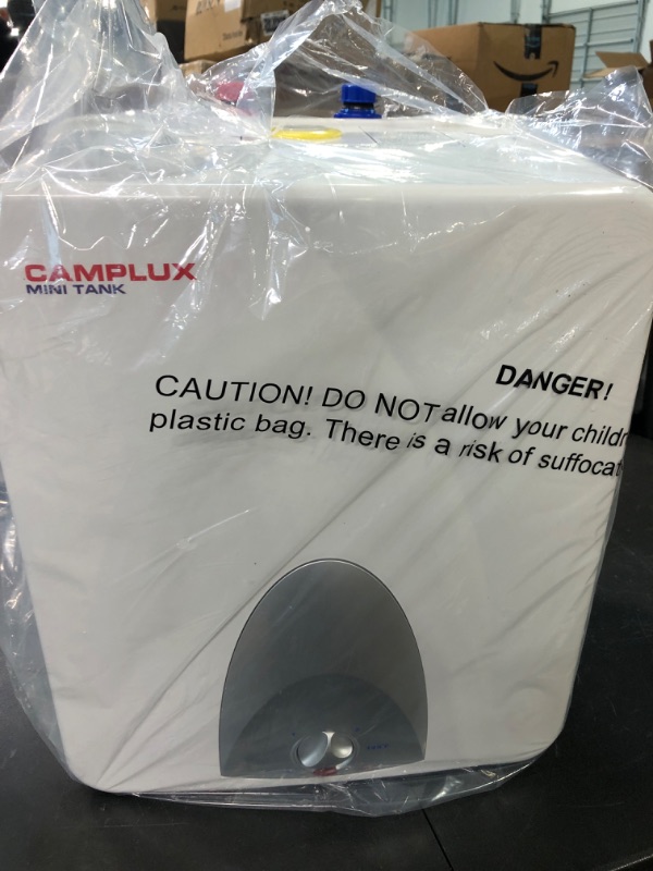 Photo 3 of Camplux ME60 Mini Tank Electric Water Heater 6-Gallon with Cord Plug,1.44kW at 120 Volts 6 Gallons