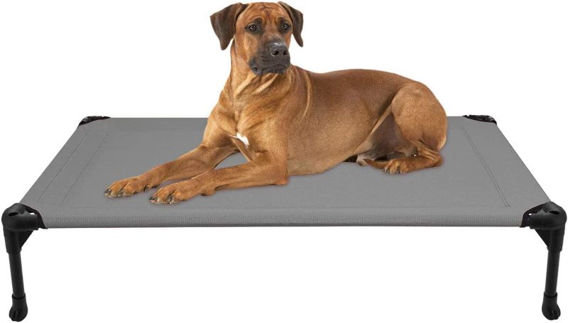 Photo 1 of 
*** PARTS ONLY*** Veehoo Cooling Elevated Dog Bed, Portable Raised Pet Cot with Washable & Breathable Mesh, No-Slip Rubber Feet for Indoor & Outdoor Use-Large,...