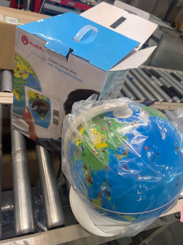 Photo 2 of ***ONLY ONE SET*** Orboot by PlayShifu - Earth and World of Dinosaurs (app Based) Set of 2 Interactive AR Globes for STEM Learning at Home