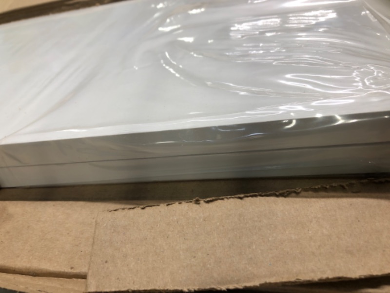 Photo 1 of Delta Cycle & Home Wall Mounted Modern Floating Shelves, 2-Pack, White - 36" Depth, 10" Length, .5" Thick, Holds Up to 33lbs - Durable Shelf with Invisible Bracket for Easy Installation 36" x 10" x 0.5" White