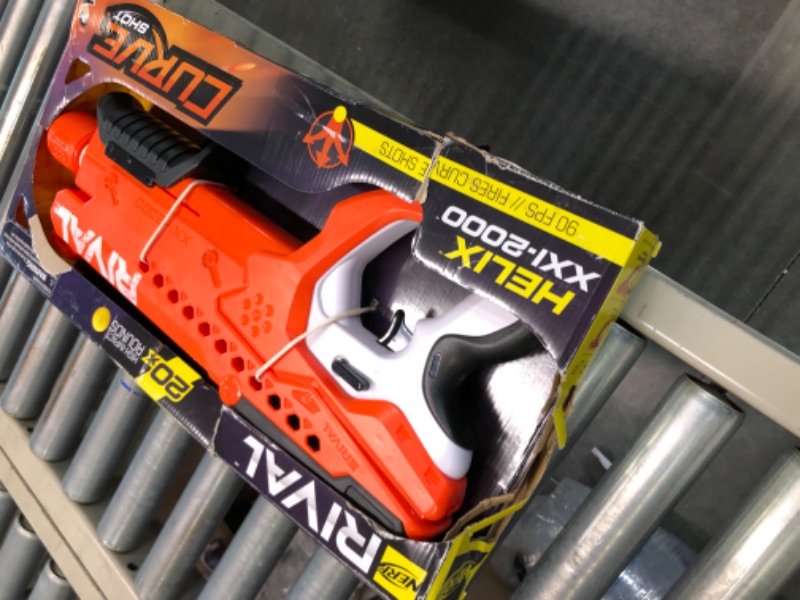 Photo 2 of NERF Rival Curve Shot -- Helix XXI-2000 Blaster -- Fire Rounds to Curve Left, Right, Downward or Fire Straight -- 20 Rival Rounds