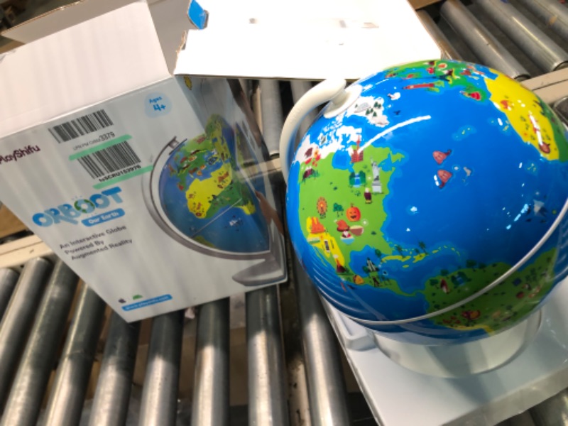 Photo 2 of *** ONLY ONE*** Orboot by PlayShifu - Earth and World of Dinosaurs (app Based) Set of 2 Interactive AR Globes for STEM Learning at Home