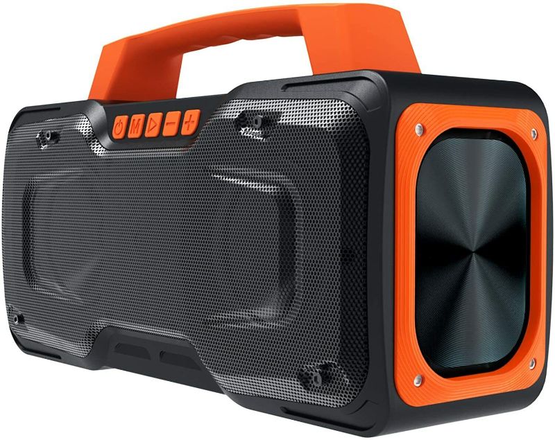 Photo 1 of BUGANI M118 Portable Bluetooth Speaker 50W Super Power Fast Charging Orange NEW