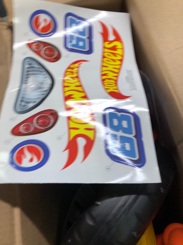 Photo 1 of Fisher-Price Hot Wheels Tough Trike, Sturdy Ride-on Tricycle with Hot Wheels Colors and Graphics for Toddlers and Preschool Kids Ages 2-5 Years