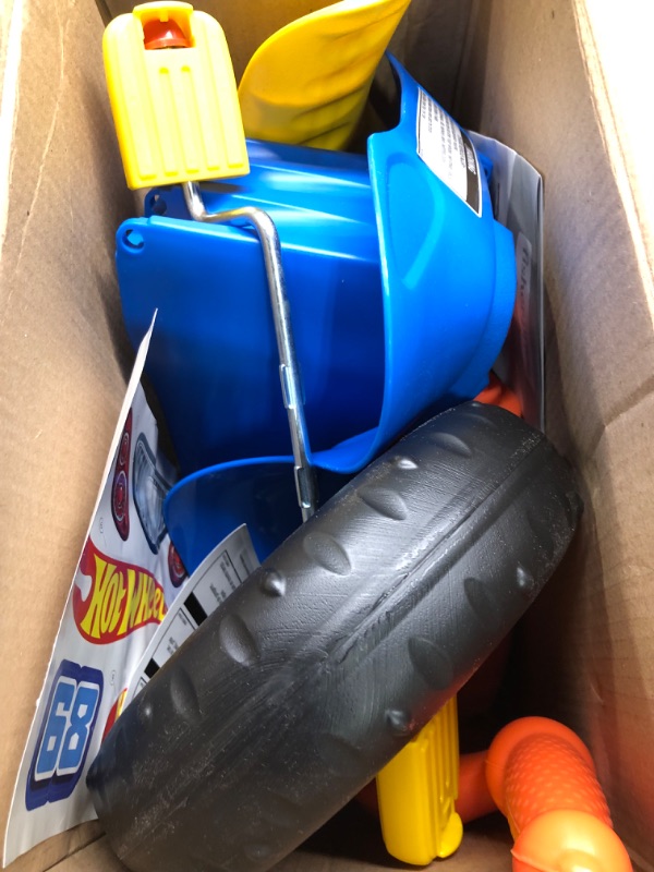 Photo 1 of Fisher-Price Hot Wheels Tough Trike, Sturdy Ride-on Tricycle with Hot Wheels Colors and Graphics for Toddlers and Preschool Kids Ages 2-5 Years