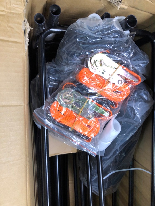 Photo 1 of MeeFar Roof Rack Carrier Basket Universal Rooftop Cargo Carrier Basket 51" X 36" X 5" + Waterproof Cargo Bag 15 Cubic Feet (44" 34" 17"), and Cargo Net with Attachment Hooks, Ratchet Straps ROOF BASKET and BAG