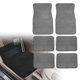 Photo 1 of ***MISSING TWO MATS*** FH Group Carpet Floor Mats with Heel Pad With Heel Pad for SUV, VAN, 2 Row Full Set, Gray