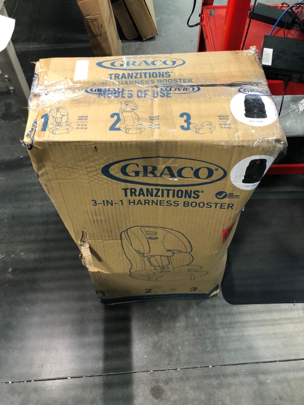 Photo 4 of Graco Tranzitions 3 in 1 Harness Booster Seat, Proof Tranzitions Black