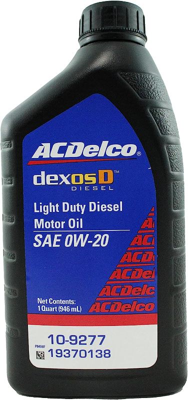 Photo 1 of 3 Pack AC Delco DexosD 0w-20 Light Duty Diesel Engine Oil 19370138, 10-9277