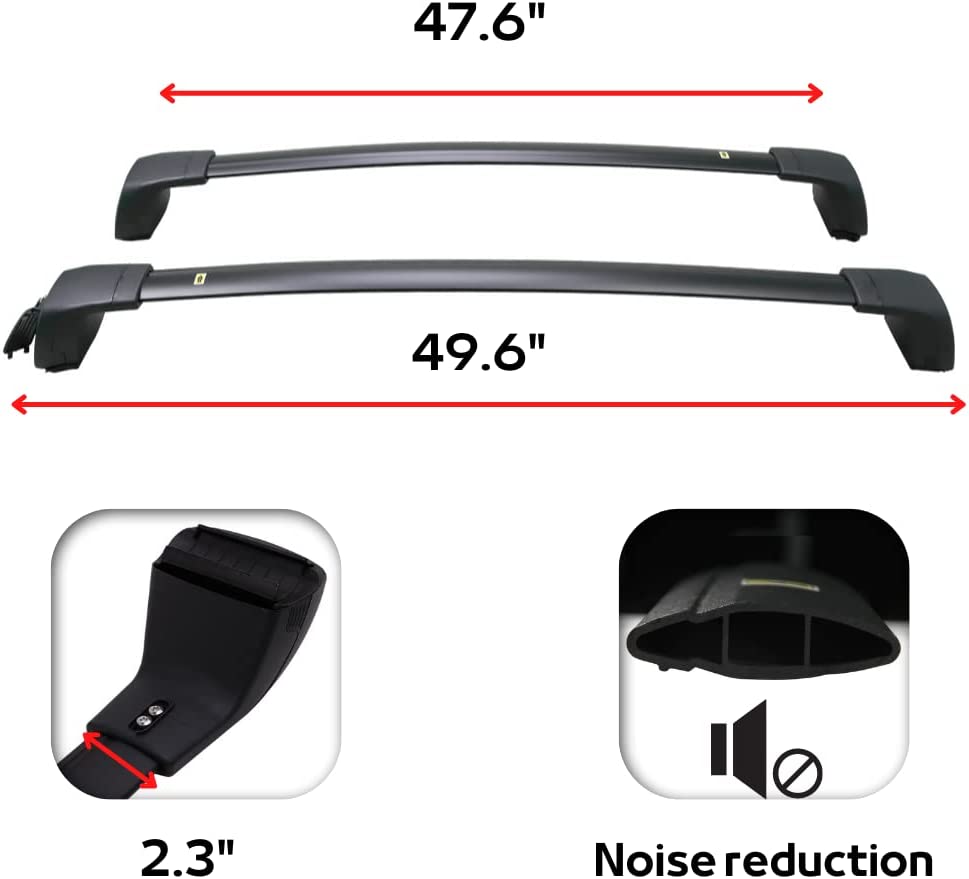 Photo 1 of Cross Bars fit for Hyundai Palisade 2019 2020 2021 2022 2023 SE SEL Limited Calligraphy Rooftop Cargo Carrier Bag Luggage Kayak Canoe Bike Snowboard Skiboard