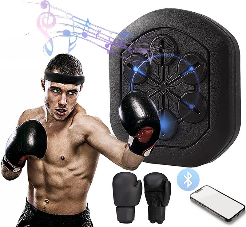 Photo 1 of GYHZKA Boxing Machine Wall Mounted,Music Boxing Machine,Smart Music Electronic Boxing Wall Target with Boxing Gloves Multi Musical Target Boxing Reaction Wall Targets