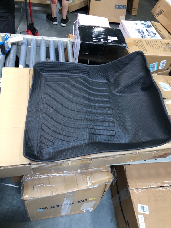 Photo 4 of SUPER LINER Tesla Model 3 Floor Mats Complete Set Custom Fit 2021 2022 2023 All-Weather Cargo Liner Rear Cargo Tray Trunk Floor Mat Interior Accessories