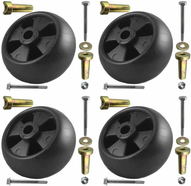 Photo 1 of 4 USA MADE DECK WHEEL+6 PIECE HARDWARE KITS FOR JOHN DEERE AM133602 AM116299 M111489