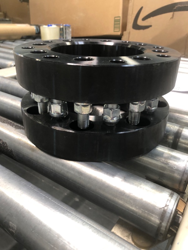 Photo 1 of YIZBAP 2PCS 8x180 to 8x6.5 Wheel adapters, 1.5 inch 8x180mm to 8x165.1mm Wheel adapters 125.6mm Hub Bore with 14x1.5 Thread Pitch
