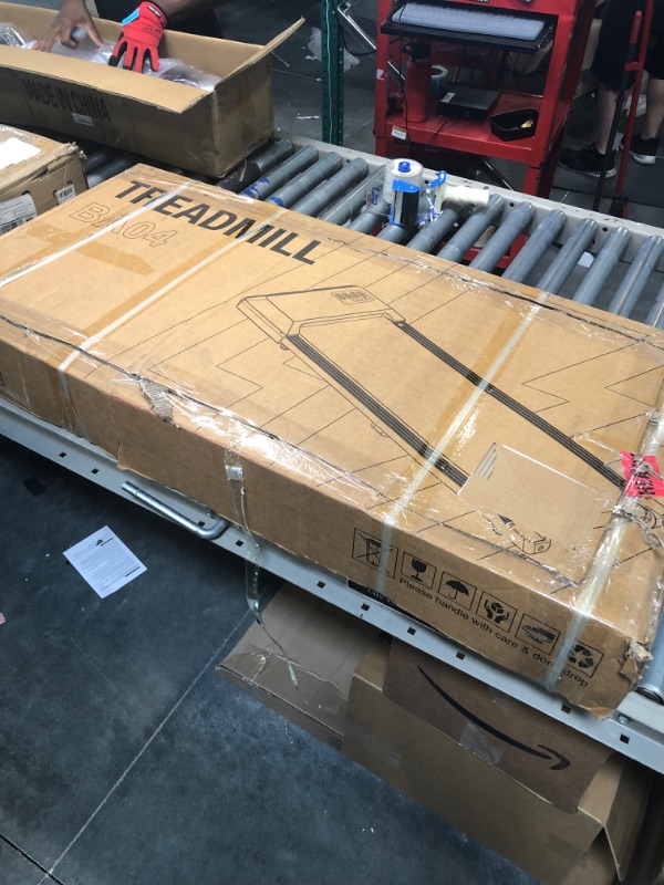 Photo 1 of DeerRun Walking Pad, 2 in 1 Under Desk Treadmill, Walking Pad Treadmill Under Desk 300 Lbs Capacity, Mini Treadmill in LED Display Black