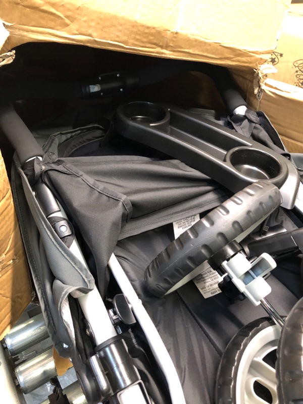 Photo 4 of Graco DuoGlider Double Stroller | Lightweight Double Stroller with Tandem Seating, Glacier