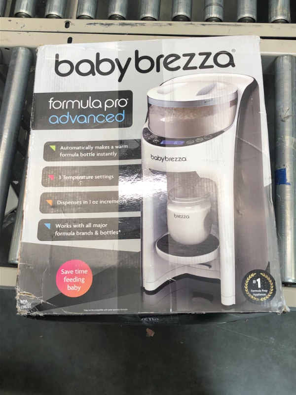 Photo 2 of New and Improved Baby Brezza Formula Pro Advanced Formula Dispenser Machine - Automatically Mix a Warm Formula Bottle Instantly - Easily Make Bottle with Automatic Powder Blending