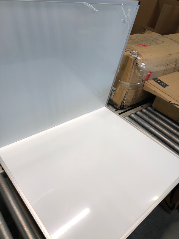 Photo 4 of VIZ-PRO Large Dry Erase White Board/Magnetic Foldable Whiteboard, 60 X 36 Inches, Silver Aluminium Frame