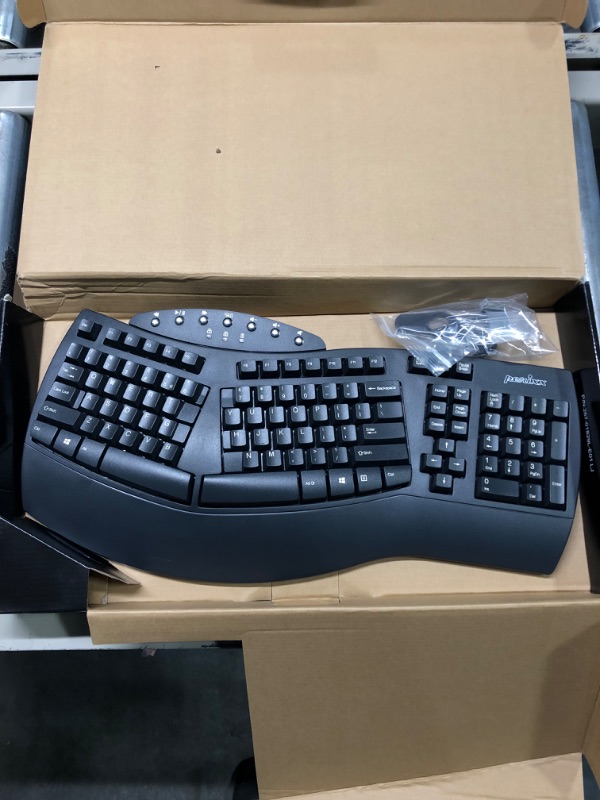 Photo 3 of Wireless Ergonomic Keyboard with Gel Wrist Rest Bundle