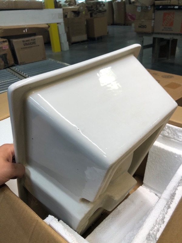 Photo 1 of AMASHEN 21" x 14" Self-rimming Bathroom Sink Undermount or Drop-in Ceramic Vanity Basin with Overflow