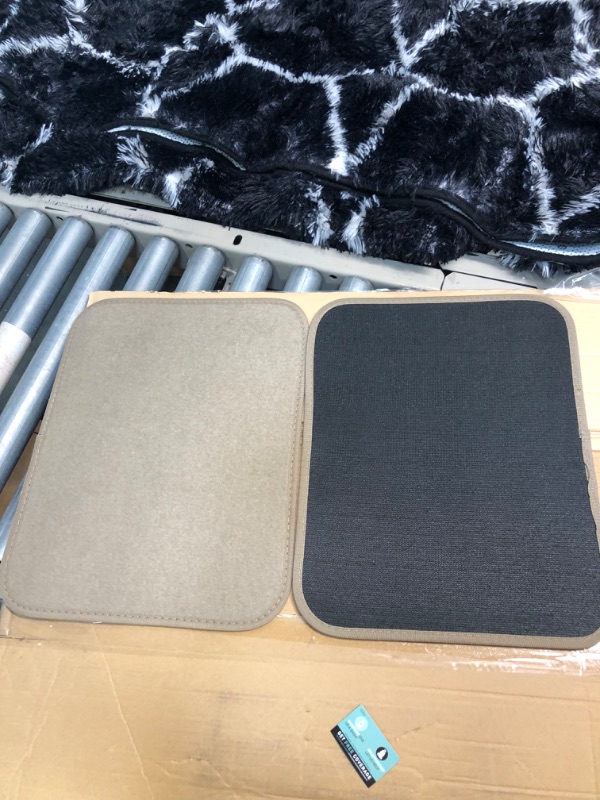 Photo 5 of FH Group F14403BEIGE Universal Fit Carpet Beige Automotive Floor Mats fits most Cars, SUVs and Trucks with Heel Pad Deluxe