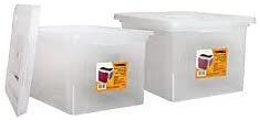 Photo 1 of  Letter/Legal Plastic File Box, 2 pack