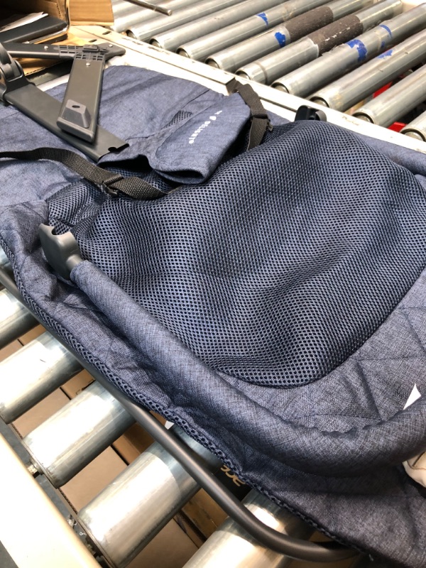Photo 1 of Baby Delight Alpine Deluxe Portable Bouncer, Infant, 0 – 6 Months, Quilted Indigo