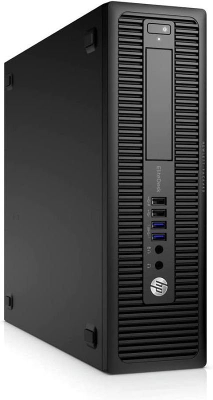 Photo 1 of HP EliteDesk 705 G1 SFF, A6-7400B 3.5GHz, 8GB RAM, 500GB Hard Drive, DVDRW, Windows 10 Pro 64Bit (