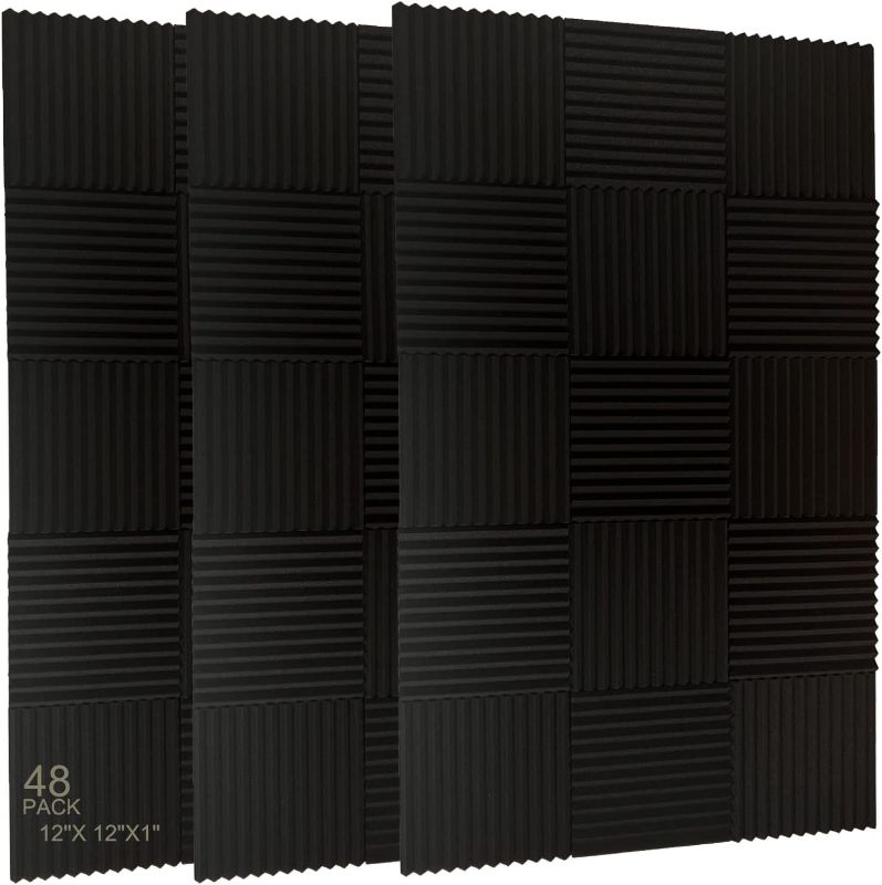 Photo 1 of Acoustic Foam Panel Wedge Studio Soundproofing Wall Tiles