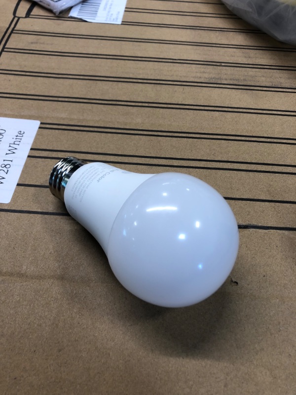 Photo 1 of GE Lighting CYNC Smart LED Light Bulb, Color Changing Lights, Bluetooth and Wi-Fi Lights, Works with Alexa and Google Home, A19 Light Bulb (1 Pack)