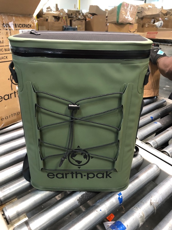 Photo 4 of Insulated Backpack Cooler Holds 24 or 35 Cans for 72 Hours - Perfect Lunch or Drink Bag for Camping, Hiking, Fishing, Kayaking, Sports, or Beach - 100% Waterproof Heavy Duty Construction by Earth Pak