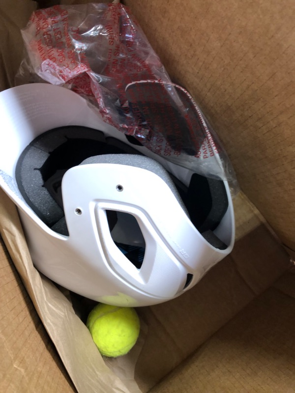 Photo 3 of Easton | Alpha Baseball Batting Helmet | Multiple Sizes/Colors Medium/Large White | M/L