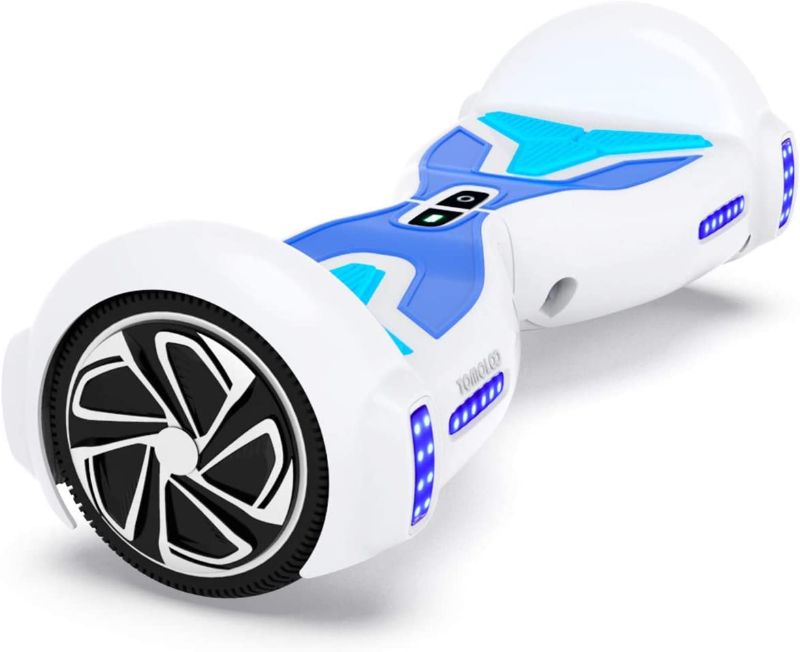 Photo 1 of *** MISSING THE CHARGER ** TOMOLOO Hover Boards for Kids, Hoverboard Adult with Bluetooth Speaker and LED Light, 6.5" Two Wheels Self Balancing Hoverboard Electric Scooter