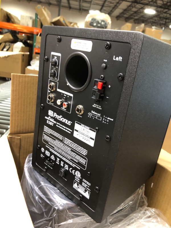 Photo 4 of PreSonus Eris E5 BT-5.25" Near Field Studio Monitors with Bluetooth, 100W Power, Subwoofer Output, Plus Balanced and Unbalanced Inputs E5 (Pair) Bluetooth