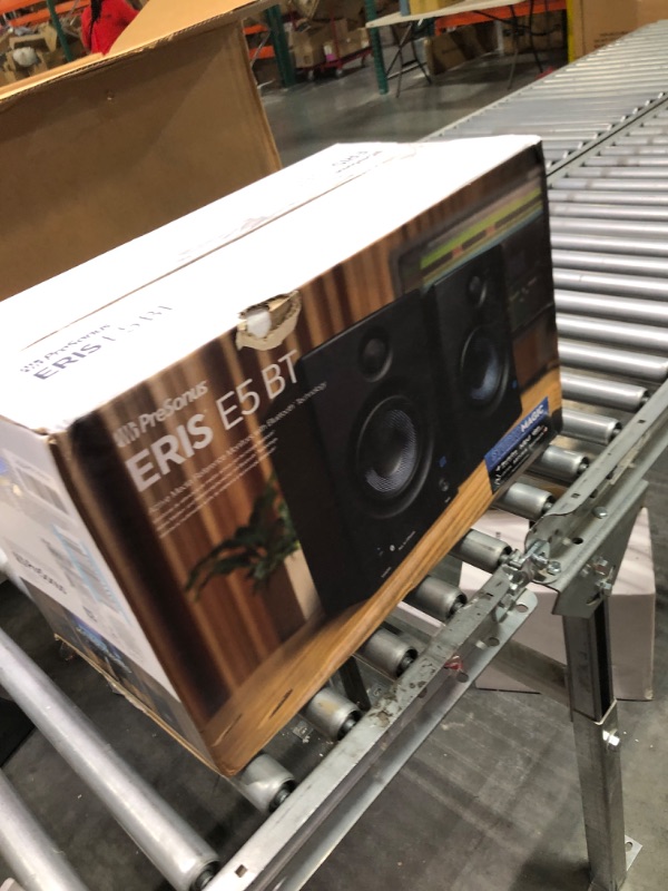 Photo 2 of PreSonus Eris E5 BT-5.25" Near Field Studio Monitors with Bluetooth, 100W Power, Subwoofer Output, Plus Balanced and Unbalanced Inputs E5 (Pair) Bluetooth