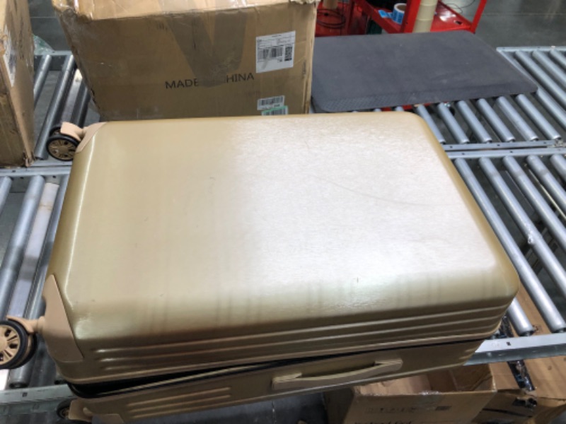 Photo 2 of 3 piece Golden Luggage Set 28 inch, 26 inch, and 24 inch 