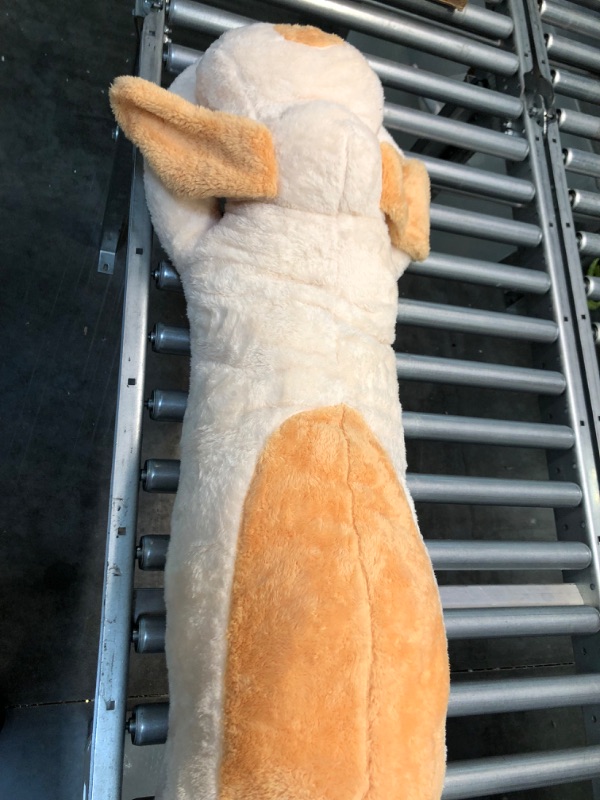 Photo 1 of Dog Plush Hugging Pillow, Cute Big Dogs Stuffed Animal Toys, Soft Giant Sleeping Animal Body Pillow, Dog Plushies Doll Toy Gift for Kids Girlfriend, Off White, 
