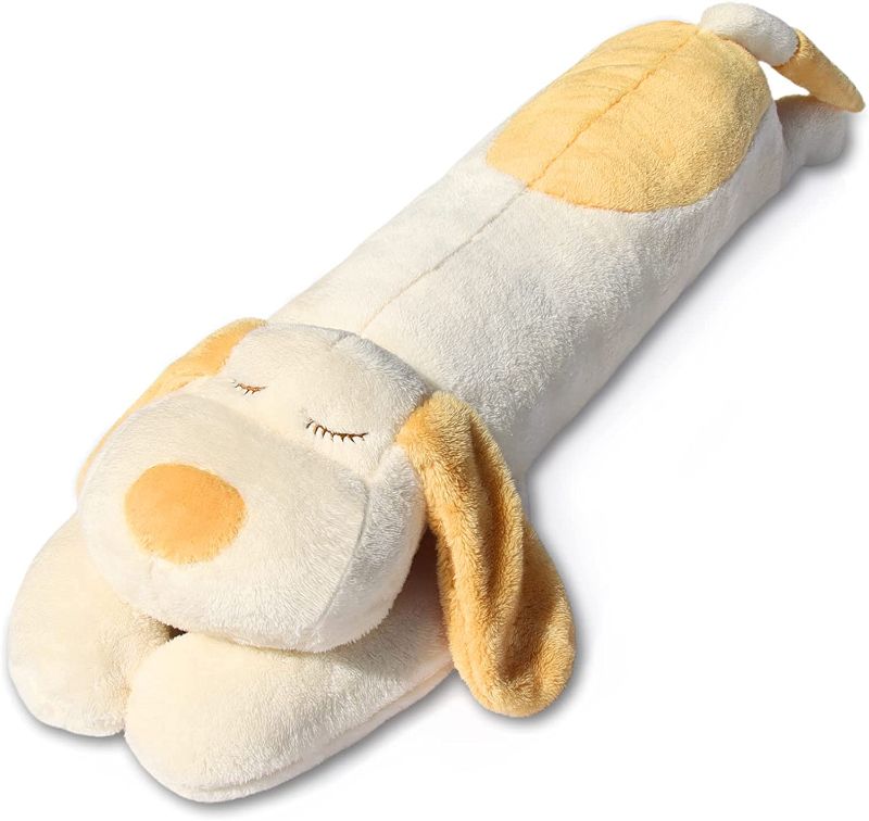 Photo 1 of Dog Plush Hugging Pillow, Cute Big Dogs Stuffed Animal Toys, Soft Giant Sleeping Animal Body Pillow, Dog Plushies Doll Toy Gift for Kids Girlfriend, Off White, 
