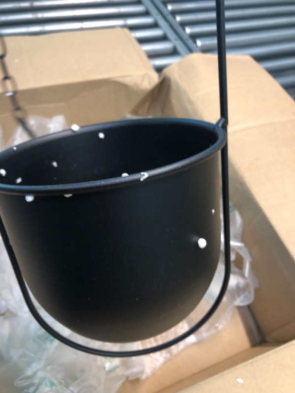 Photo 2 of BLACK PLANT HANGING POT