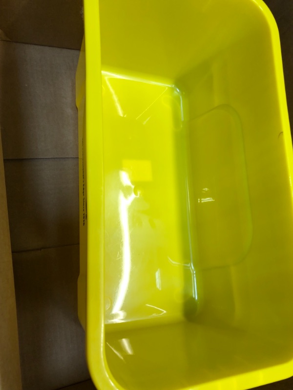 Photo 4 of 86000 Bucket, Rectangular, Yellow Plastic, 3-Gallon - Quantity 6
