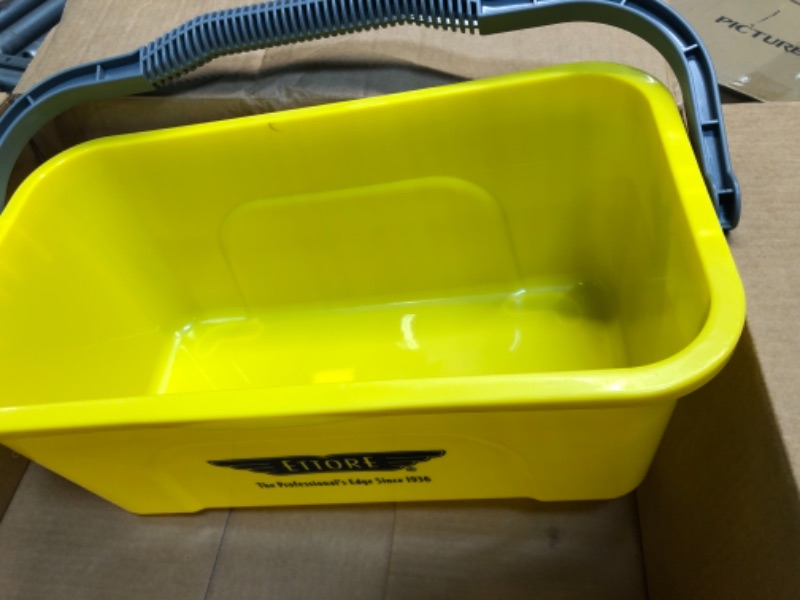 Photo 3 of 86000 Bucket, Rectangular, Yellow Plastic, 3-Gallon - Quantity 6